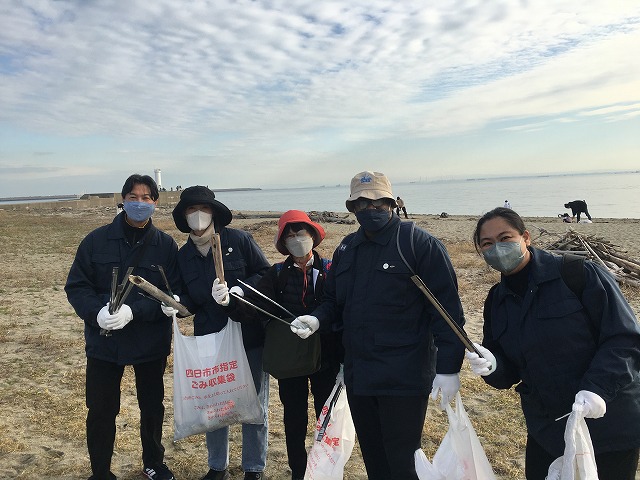 JICA marine litter training 2022_beach cleanup