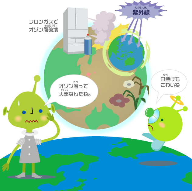 Icett オゾン層がこわれる